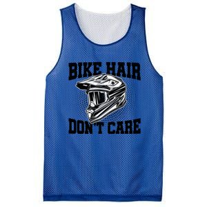 Bike Hair Don't Care Motorcycle Enduro Dirt Bike Riding Meaningful Gift Mesh Reversible Basketball Jersey Tank