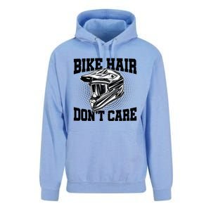 Bike Hair Don't Care Motorcycle Enduro Dirt Bike Riding Meaningful Gift Unisex Surf Hoodie