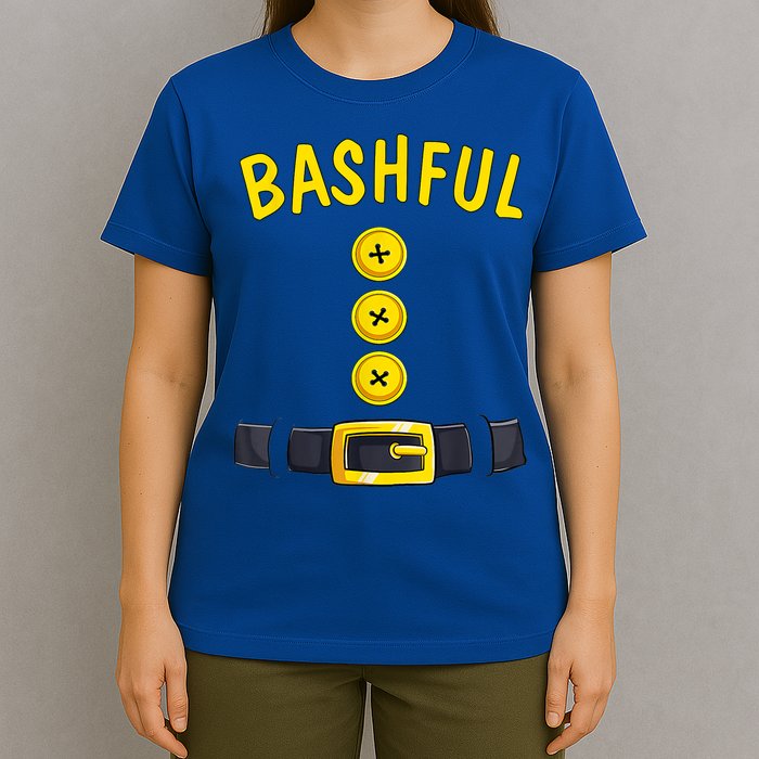 Bashful Halloween Dwarf Costume Color Matching Bashful Dwarf T-Shirt