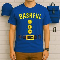 Bashful Halloween Dwarf Costume Color Matching Bashful Dwarf T-Shirt