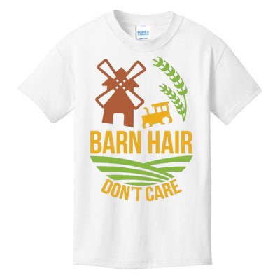 Barn Hair Don T Care Kids T-Shirt