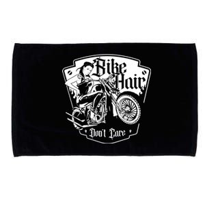 Bike Hair Don't Care Biker Motorcycle Bike Gift Microfiber Hand Towel