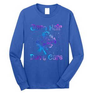 Barn Hair DonT Care Funny Horse Lover N Gift Long Sleeve Shirt