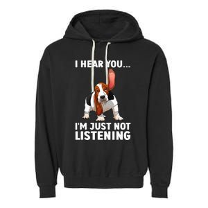 Basset Hound Design For Basset Hound Garment-Dyed Fleece Hoodie