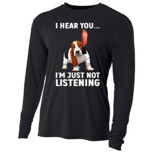 Basset Hound Design For Basset Hound Cooling Performance Long Sleeve Crew