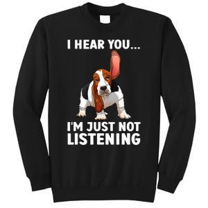 Basset Hound Design For Basset Hound Tall Sweatshirt