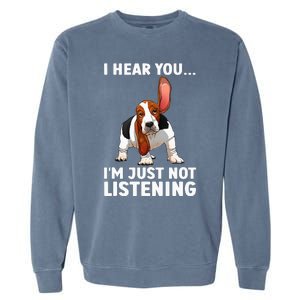 Basset Hound Design For Basset Hound Garment-Dyed Sweatshirt