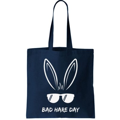 Bad Hare Day Funny Bunny Rabbit Design Glasses Cool Meme Pun Bag