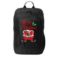 Blue Heeler Dog Merry Christmas Design For The Holiday Season! City Backpack