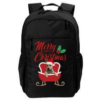 Blue Heeler Dog Merry Christmas Design For The Holiday Season! Daily Commute Backpack