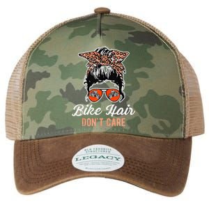 Bike Hair Dont Care Motorcycle Rider Biker Legacy Tie Dye Trucker Hat