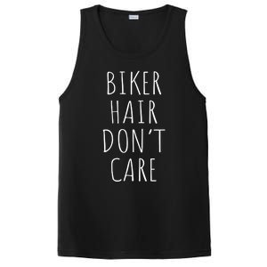 Biker Hair Don't Care For Bike Lovers Funny Gift PosiCharge Competitor Tank