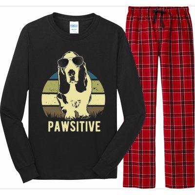 Basset Hound Dog Breed Long Sleeve Pajama Set