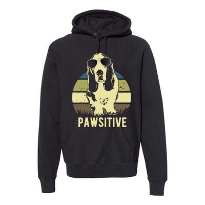 Basset Hound Dog Breed Premium Hoodie