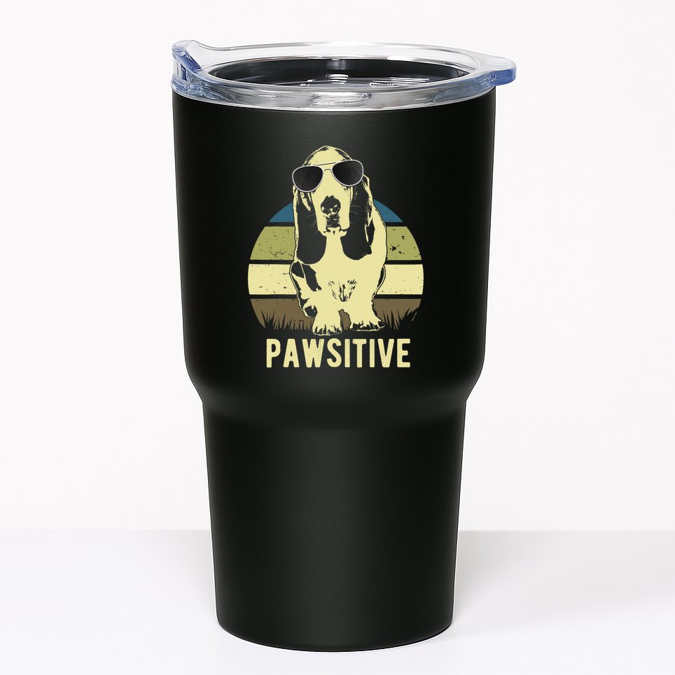 Basset Hound Dog Breed Tumbler