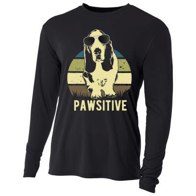 Basset Hound Dog Breed Cooling Performance Long Sleeve Crew