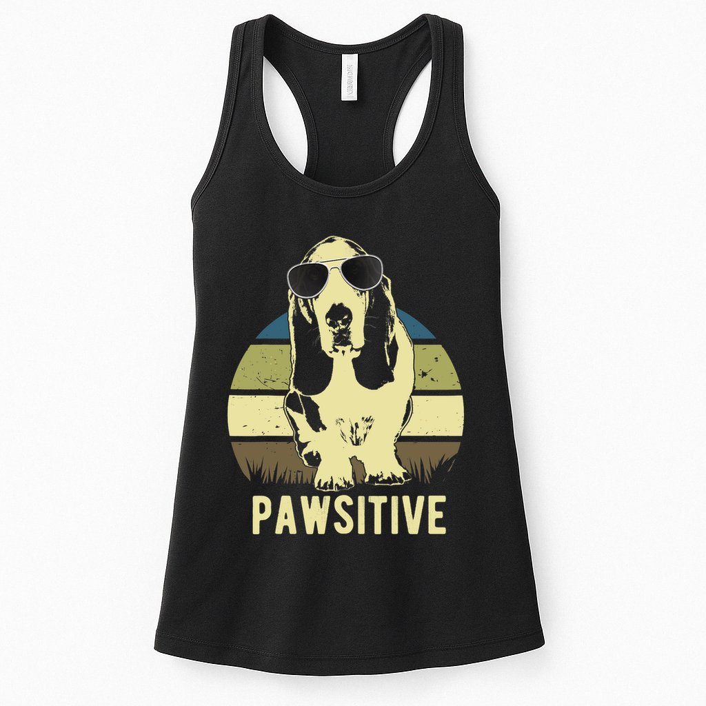 Basset Hound Dog Breed Womens Tank Top