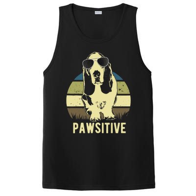 Basset Hound Dog Breed PosiCharge Competitor Tank