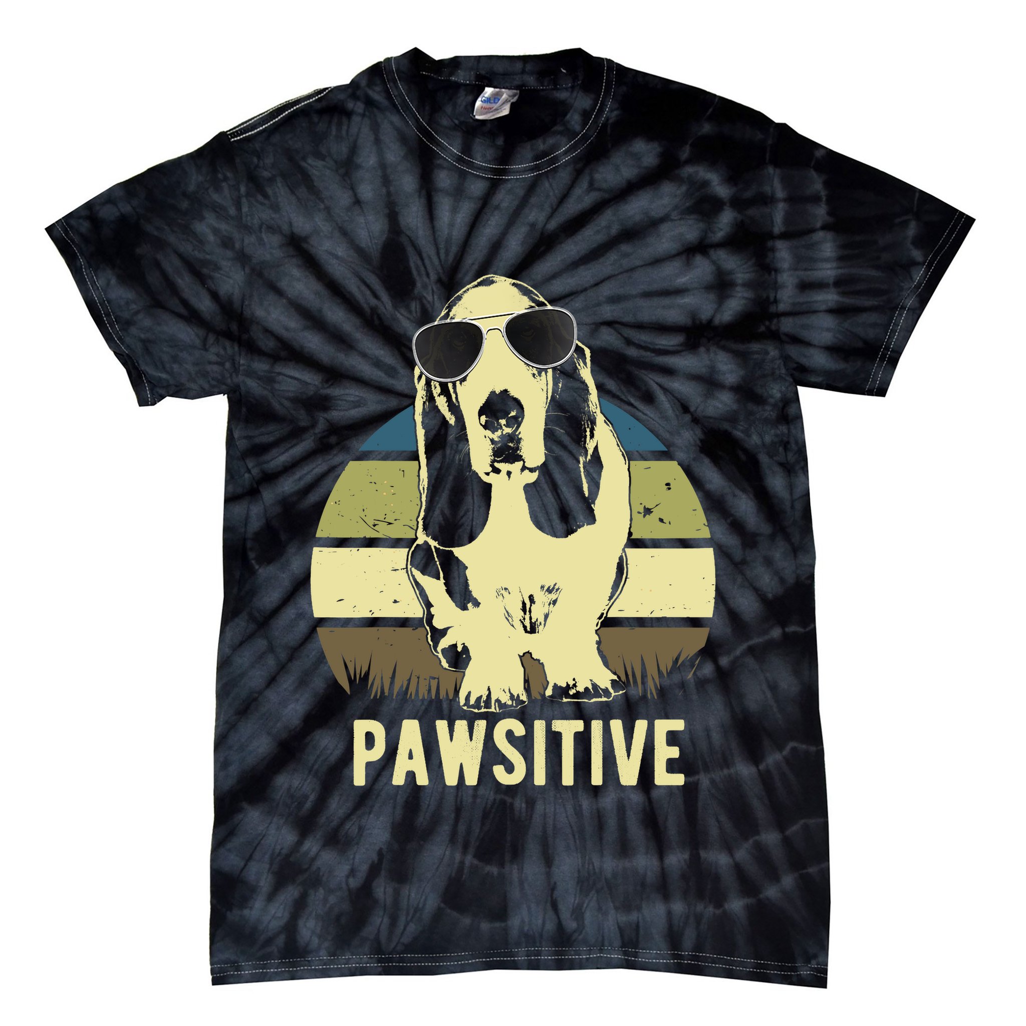 Basset Hound Dog Breed Tie-Dye T-Shirt