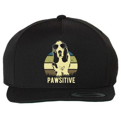 Basset Hound Dog Breed Wool Snapback Cap