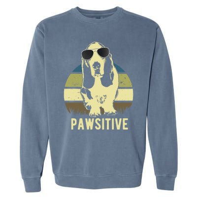 Basset Hound Dog Breed Garment-Dyed Sweatshirt