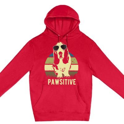 Basset Hound Dog Breed Premium Pullover Hoodie