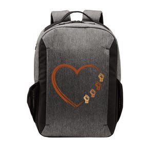 Black History Diversity Heart Vector Backpack