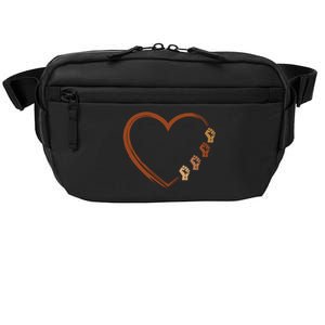 Black History Diversity Heart Crossbody Pack