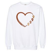 Black History Diversity Heart Garment-Dyed Sweatshirt