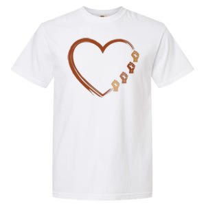 Black History Diversity Heart Garment-Dyed Heavyweight T-Shirt