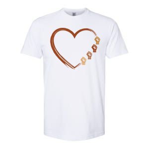 Black History Diversity Heart Softstyle CVC T-Shirt