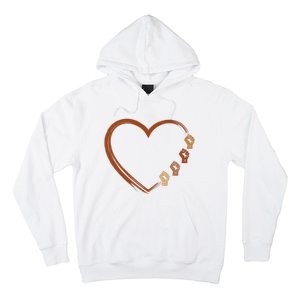 Black History Diversity Heart Hoodie