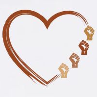Black History Diversity Heart Mug