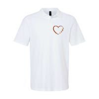 Black History Diversity Heart Softstyle Adult Sport Polo