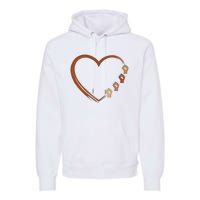 Black History Diversity Heart Premium Hoodie