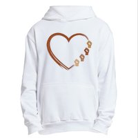 Black History Diversity Heart Urban Pullover Hoodie