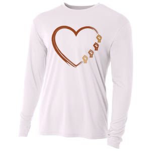 Black History Diversity Heart Cooling Performance Long Sleeve Crew