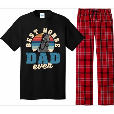 Best Horse Dad Ever Funny Riding FatherS Day Rider Gift Pajama Set