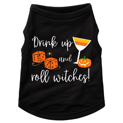 Bunco Halloween Drink Up and Roll Witches Doggie Tank