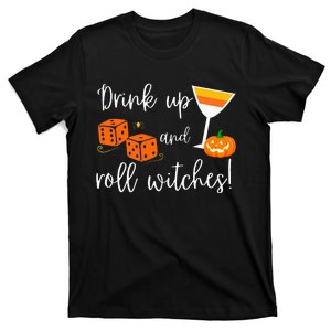 Bunco Halloween Drink Up and Roll Witches T-Shirt