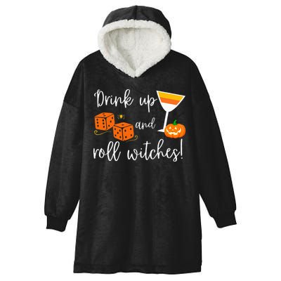 Bunco Halloween Drink Up and Roll Witches Hooded Wearable Blanket