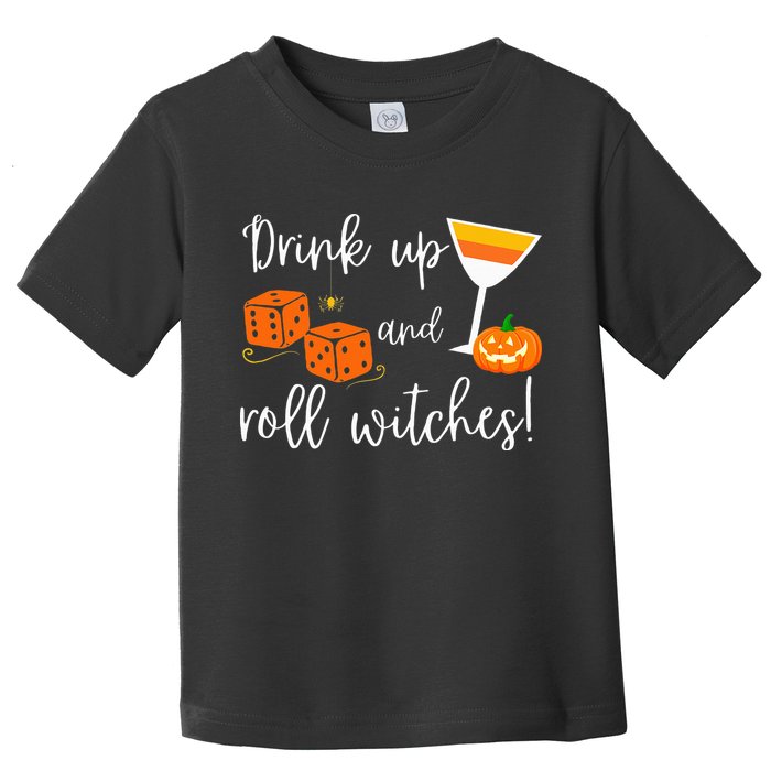 Bunco Halloween Drink Up and Roll Witches Toddler T-Shirt