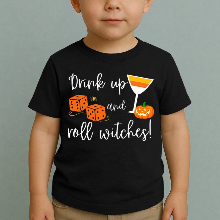 Bunco Halloween Drink Up and Roll Witches Toddler T-Shirt