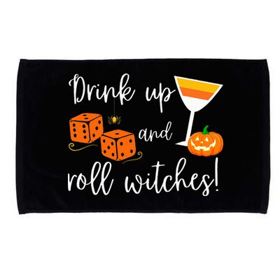 Bunco Halloween Drink Up and Roll Witches Microfiber Hand Towel
