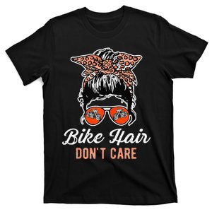 Bike Hair Don't Care Motorcycle Rider Biker T-Shirt