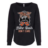 Bike Hair Dont Care Motorcycle Rider Biker Womens California Wash Sweatshirt