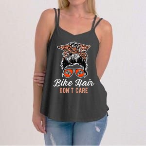 Bike Hair Dont Care Motorcycle Rider Biker Women's Strappy Tank