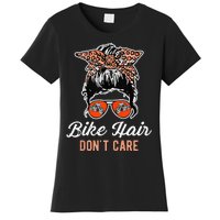 Bike Hair Dont Care Motorcycle Rider Biker Women's T-Shirt