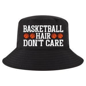 Basketball Hair Don't Care Gift For Basketball Fan Sport Team Cool Comfort Performance Bucket Hat