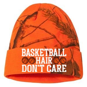 Basketball Hair Don't Care Gift For Basketball Fan Sport Team Kati Licensed 12" Camo Beanie